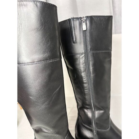 La Canadienne Passion Black Leather Ridding Boots Women's 5 Equestrian knee High - Picture 10 of 16